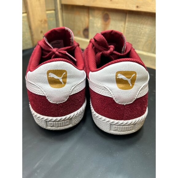 Puma Mens Red & White Suede Retro Sneakers US Size 10 main image 5
